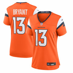 Pat Bryant Denver Broncos Women's Team Game Jersey - Orange - Nike