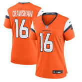 Jeremy Crawshaw Denver Broncos Women's Team Game Jersey - Orange - Nike