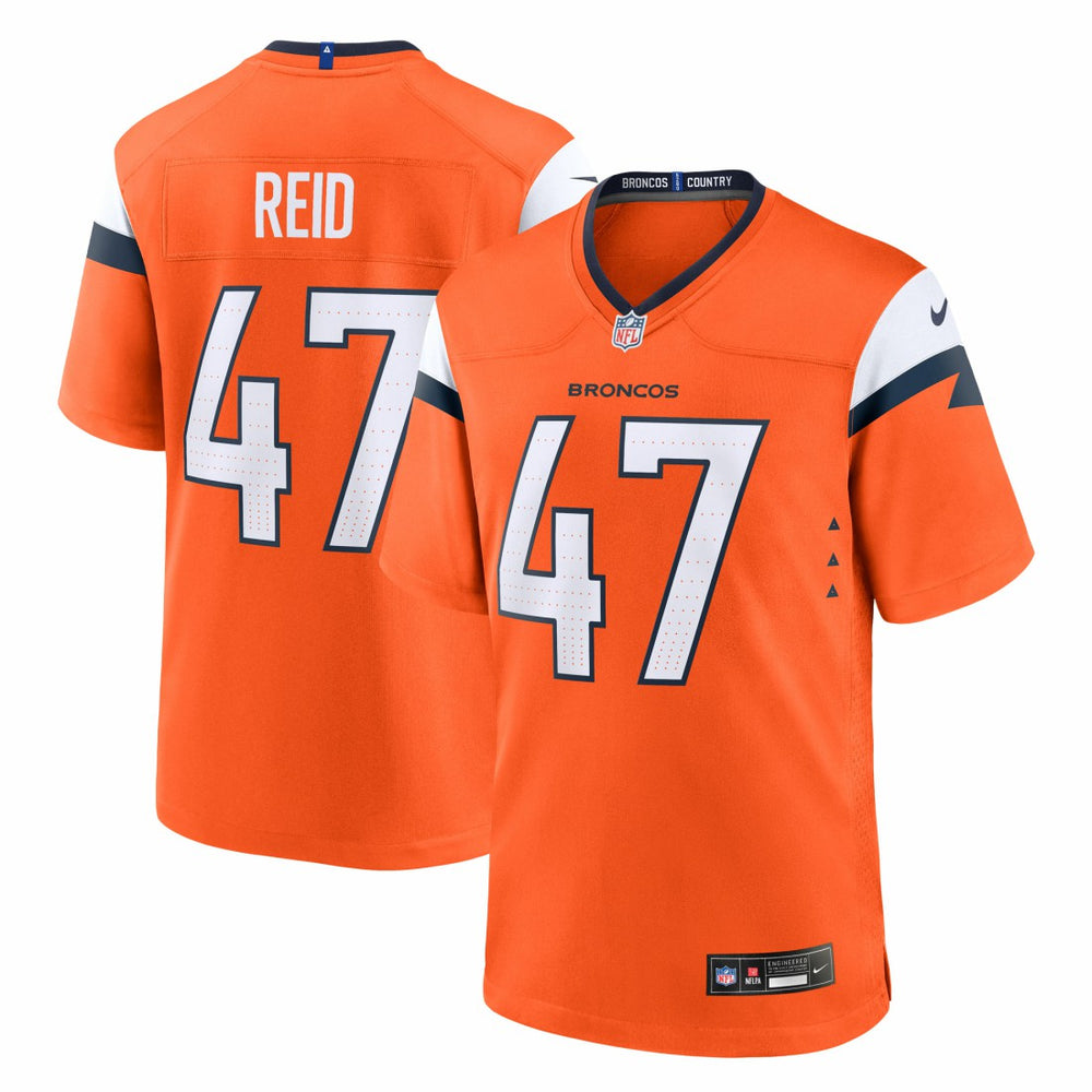 Karene Reid Denver Broncos Team Game Jersey - Orange - Nike