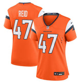 Karene Reid Denver Broncos Women's Team Game Jersey - Orange - Nike