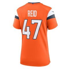 Karene Reid Denver Broncos Women's Team Game Jersey - Orange - Nike