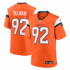 Dondrea Tillman Denver Broncos Team Game Jersey - Orange - Nike