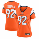 Dondrea Tillman Denver Broncos Women's Team Game Jersey - Orange - Nike