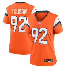 Dondrea Tillman Denver Broncos Women's Team Game Jersey - Orange - Nike