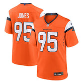 Sai'vion Jones Denver Broncos Team Game Jersey - Orange - Nike