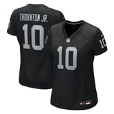 Dont'e Thornton Jr. Las Vegas Raiders Women's Team Game Jersey - Black - Nike