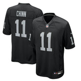 Jeremy Chinn Las Vegas Raiders Team Game Jersey - Black - Nike