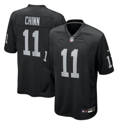 Jeremy Chinn Las Vegas Raiders Team Game Jersey - Black - Nike