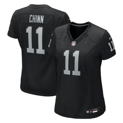 Jeremy Chinn Las Vegas Raiders Women's Team Game Jersey - Black - Nike