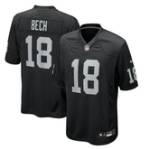Jack Bech Las Vegas Raiders Team Game Jersey - Black - Nike