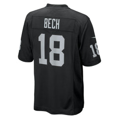 Jack Bech Las Vegas Raiders Team Game Jersey - Black - Nike