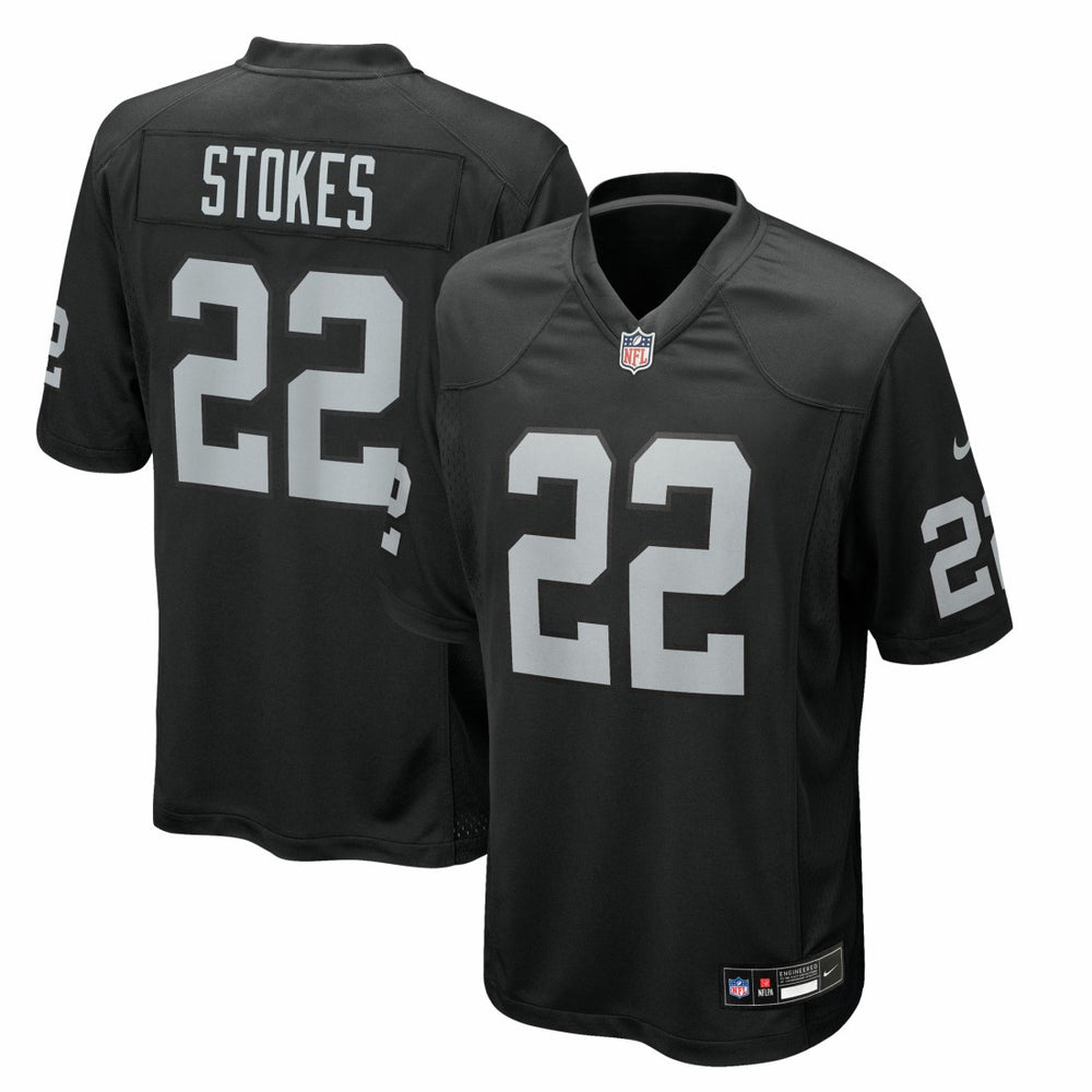 Eric Stokes Las Vegas Raiders Team Game Jersey - Black - Nike