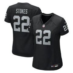 Eric Stokes Las Vegas Raiders Women's Team Game Jersey - Black - Nike