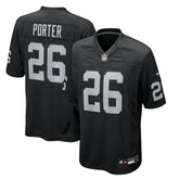 Darien Porter Las Vegas Raiders Team Game Jersey - Black - Nike