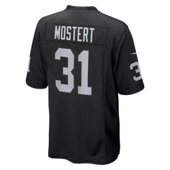 Raheem Mostert Las Vegas Raiders Team Game Jersey - Black - Nike