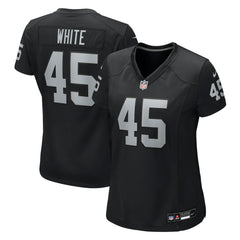 Devin White Las Vegas Raiders Women's Team Game Jersey - Black - Nike