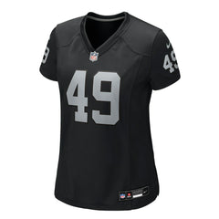 Charles Snowden Las Vegas Raiders Women's Team Game Jersey - Black - Nike