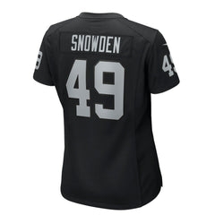 Charles Snowden Las Vegas Raiders Women's Team Game Jersey - Black - Nike