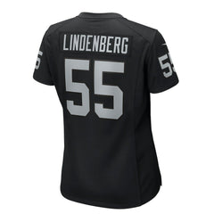 Cody Lindenberg Las Vegas Raiders Women's Team Game Jersey - Black - Nike