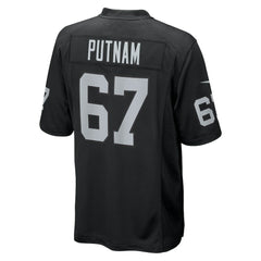 Will Putnam Las Vegas Raiders Team Game Jersey - Black - Nike