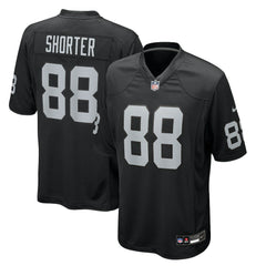 Justin Shorter Las Vegas Raiders Team Game Jersey - Black - Nike