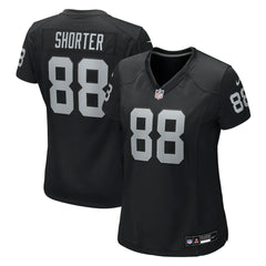 Justin Shorter Las Vegas Raiders Women's Team Game Jersey - Black - Nike
