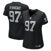 Tonka Hemingway Las Vegas Raiders Women's Team Game Jersey - Black - Nike