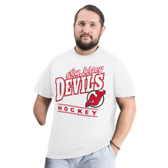 New Jersey Devils G-III Sports by Carl Banks Adaptive Headliner T-Shirt - White | NHL sale