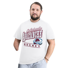 Colorado Avalanche G-III Sports by Carl Banks Adaptive Headliner T-Shirt - White | NHL on sale