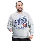 New York Islanders G-III Sports by Carl Banks Adaptive Headliner Fleece Sweatshirt - Gray | NHL discount