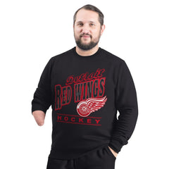 Detroit Red Wings G-III Sports by Carl Banks Adaptive Headliner Fleece Sweatshirt - Black | NHL online