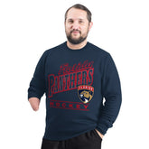 Florida Panthers G-III Sports by Carl Banks Adaptive Headliner Fleece Sweatshirt - Navy | NHL sale