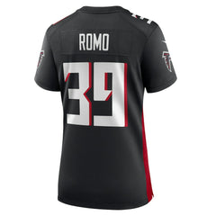 John Parker Romo Atlanta Falcons Women's Team Game Jersey - Black - Nike