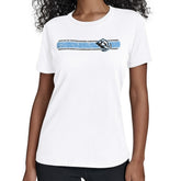 Utah Mammoth Starter Women's Team Stripe T-Shirt - White | NHL near me