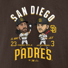 Fernando Tatis Jr. & Jackson Merrill San Diego Padres Player Duo T-Shirt Discount