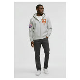 New York Mets Champion Reverse Weave Chenille Full-Zip Hoodie for sale