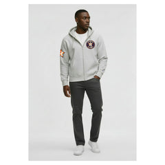 Houston Astros Champion Reverse Weave Chenille Full-Zip Hoodie Outlet