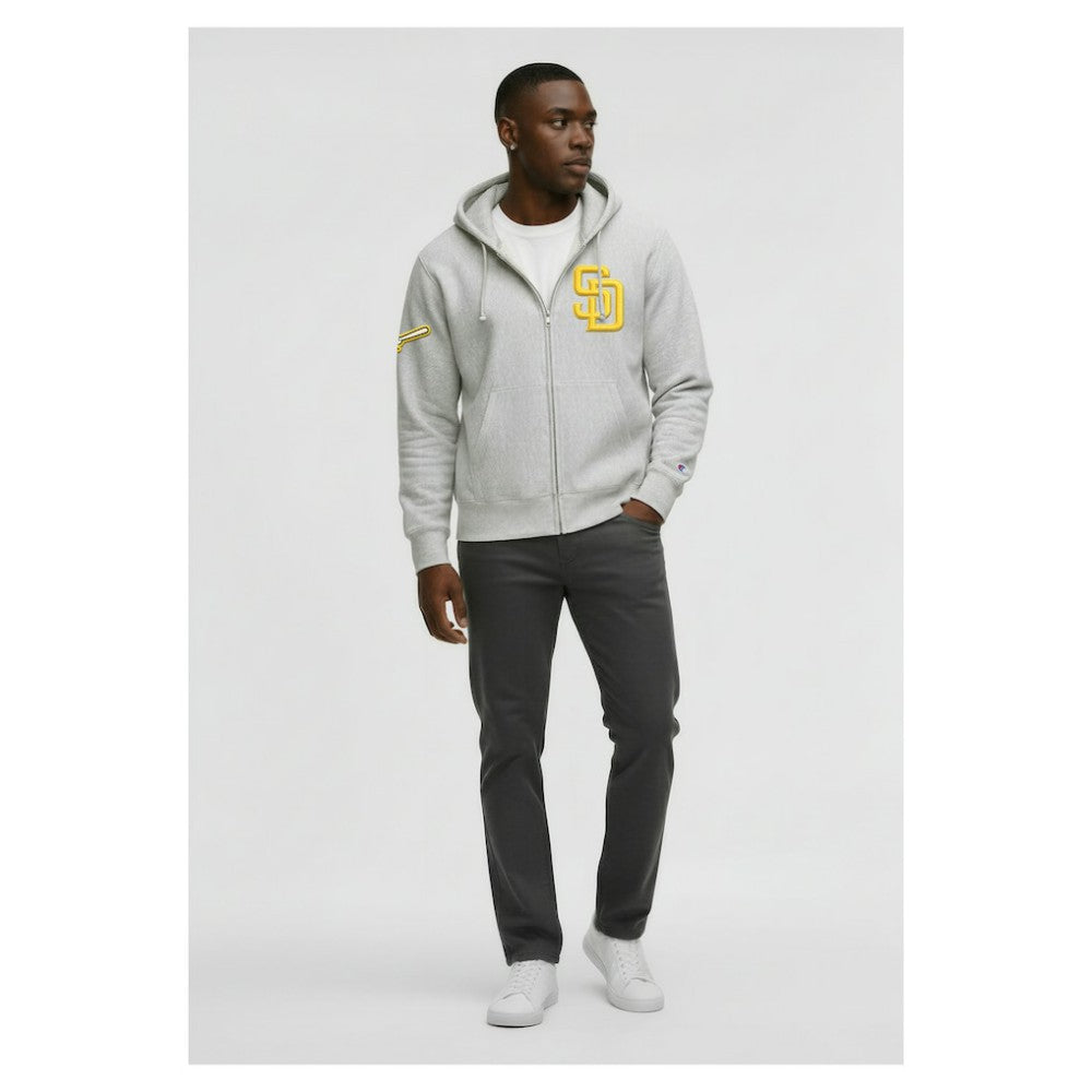 San Diego Padres Champion Reverse Weave Chenille Full-Zip Hoodie Near Me