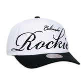 Colorado Rockies Mitchell & Ness Unisex XL Script Pro Crown Snapback Hat Near Me