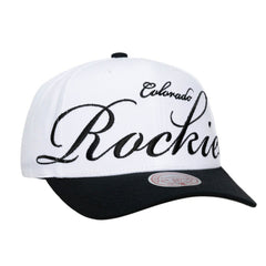 Colorado Rockies Mitchell & Ness Unisex XL Script Pro Crown Snapback Hat Near Me