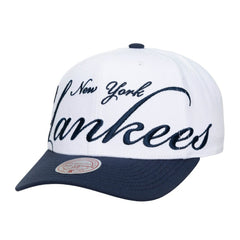 New York Yankees Mitchell & Ness Unisex XL Script Pro Crown Adjustable Hat Outlet
