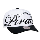 Pittsburgh Pirates Mitchell & Ness Unisex XL Script Pro Crown Adjustable Hat Sale