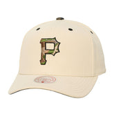 Pittsburgh Pirates Mitchell & Ness Unisex Camo Logo Pro Crown Snapback Hat Outlet