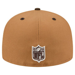 Baltimore Ravens New Era Two-Tone Walnut 59FIFTY Fitted Hat - Light Brown/Dark Brown - NFL