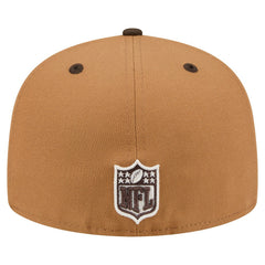 Cincinnati Bengals New Era Two-Tone Walnut 59FIFTY Fitted Hat - Light Brown/Dark Brown - NFL