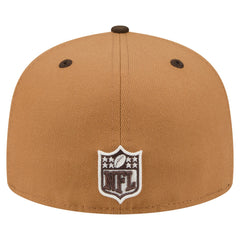 Green Bay Packers New Era Two-Tone Walnut 59FIFTY Fitted Hat - Light Brown/Dark Brown - NFL