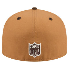 Jacksonville Jaguars New Era Two-Tone Walnut 59FIFTY Fitted Hat - Light Brown/Dark Brown - NFL