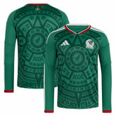 Adidas - Mexico National Team FIFA x World Cup 2026 Home Replica Long Sleeve Jersey - Green