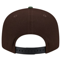 Minnesota Vikings Adult Burnt Wood Camo 9FIFTY Snapback Hat - Dark Brown - NFL
