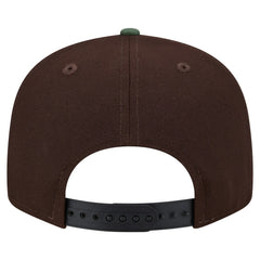 Pittsburgh Steelers Adult Burnt Wood Camo 9FIFTY Snapback Hat - Dark Brown - NFL
